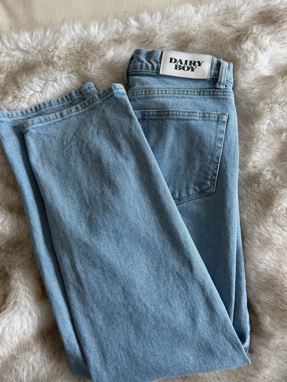 DAIRY BOY Light Wash low waist Jeans